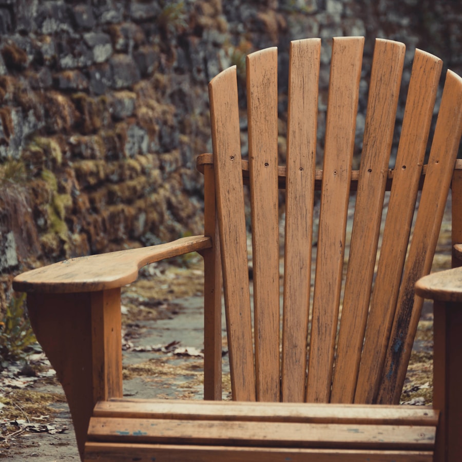 Adirondack chair — cedar