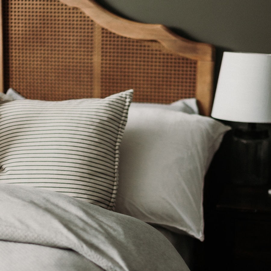 Bedside table — oak