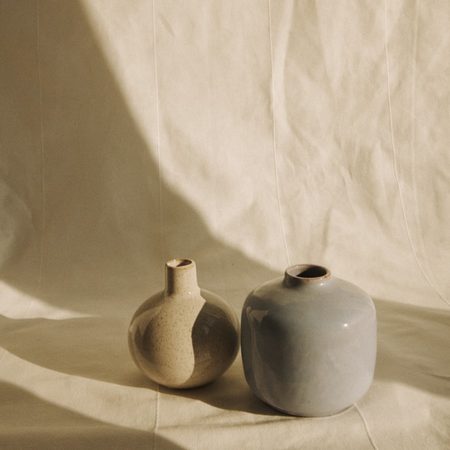 Wall vase — half-moon