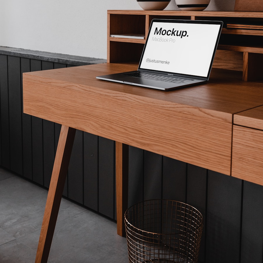 Monitor riser — walnut