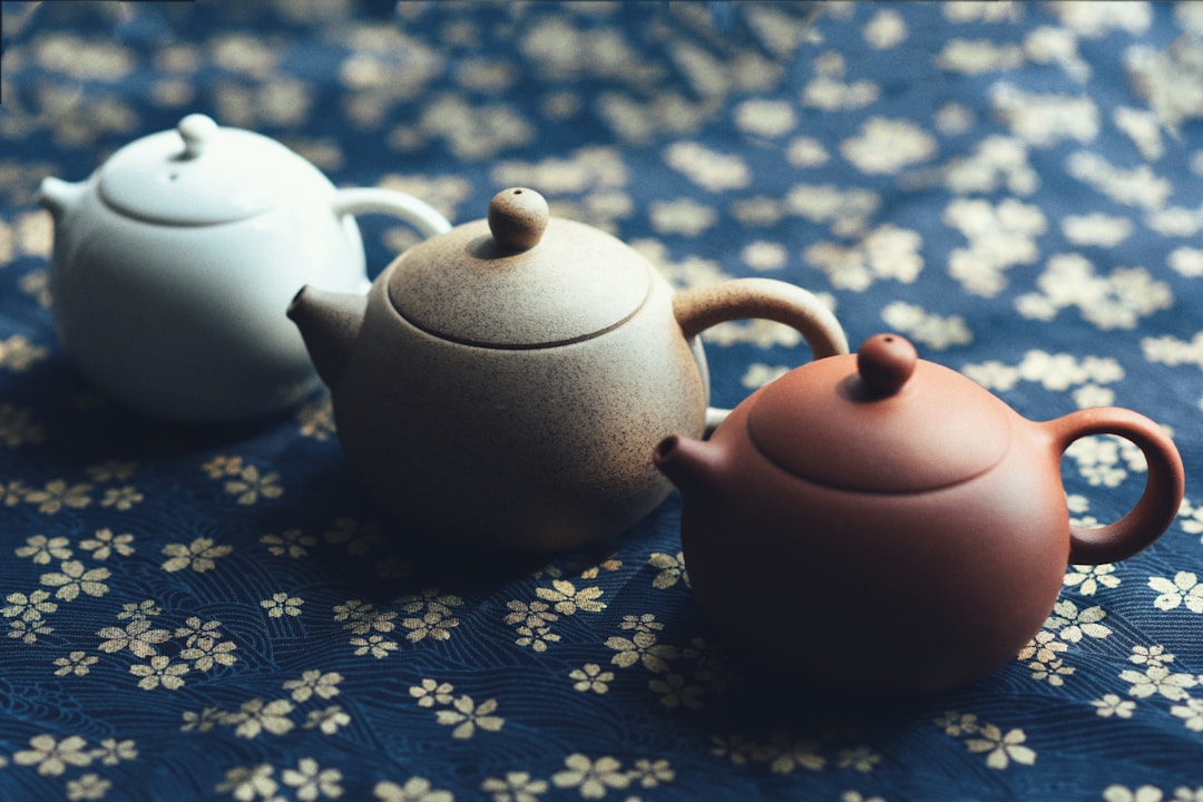 Sake set — carafe and two cups